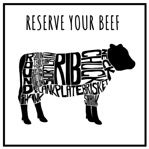 reserve your Beef